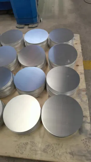 China Círculo redondo de hoja de aluminio 1050 1060 Disco circular de aluminio para utensilios de cocina Fabricantes